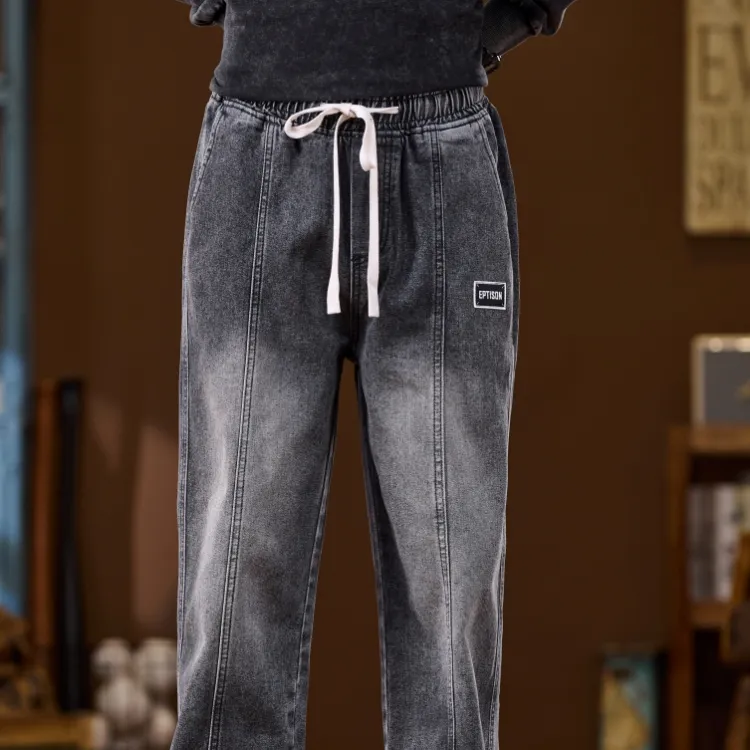 EPTISON Jeans Unisex Smoke Gray-6