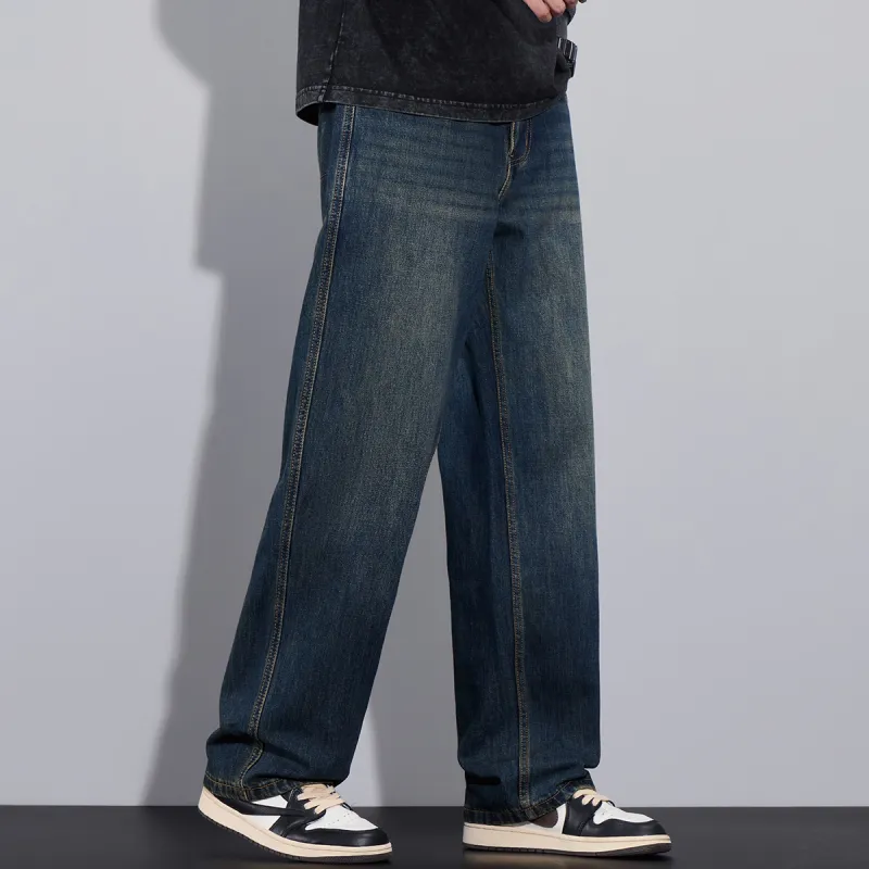 EPTISON Jeans Unisex Vintage Blue-1