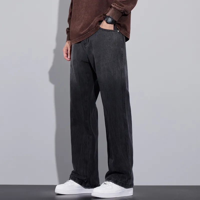EPTISON Jeans Unisex Black Gray-2
