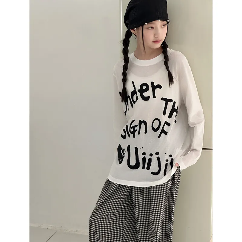 YOUJI T Shirts Women's Raw White-3
