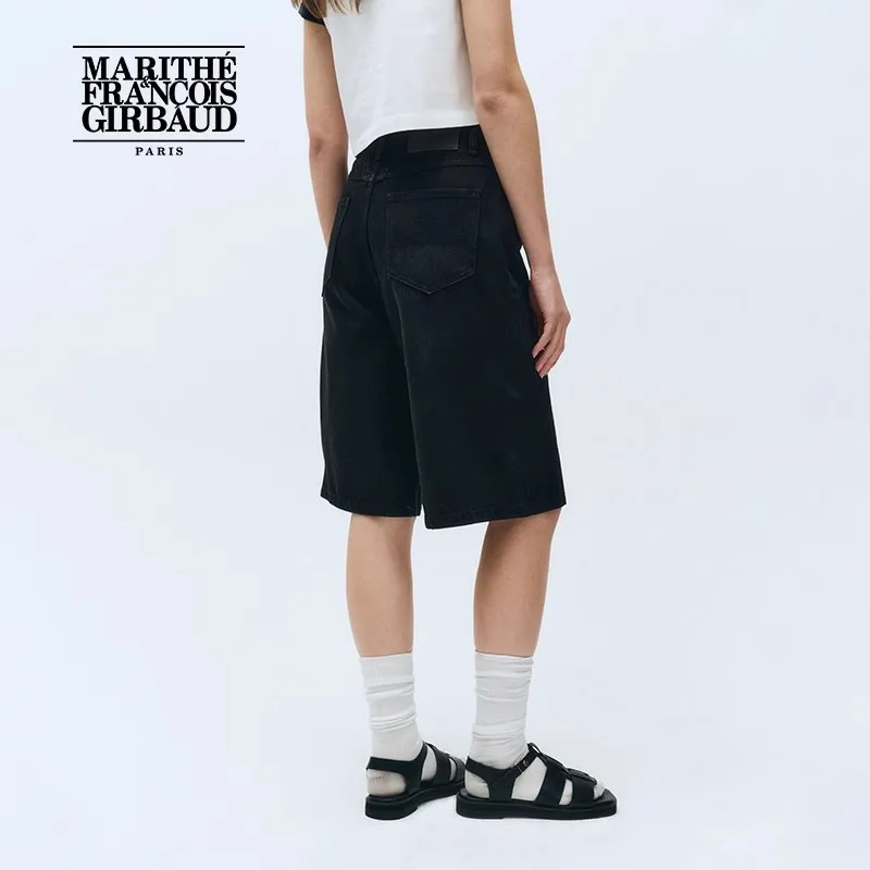 MARITHE FRANCOIS GIRBAUD Denim Bermuda Shorts Women's-5