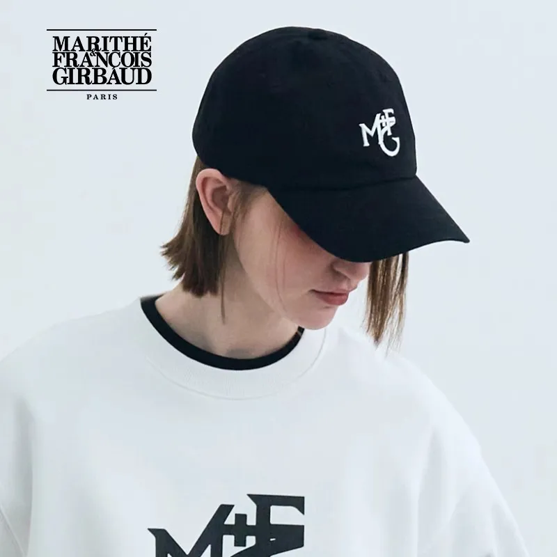 MARITHE FRANCOIS GIRBAUD Cotton Baseball Caps Unisex Black-5