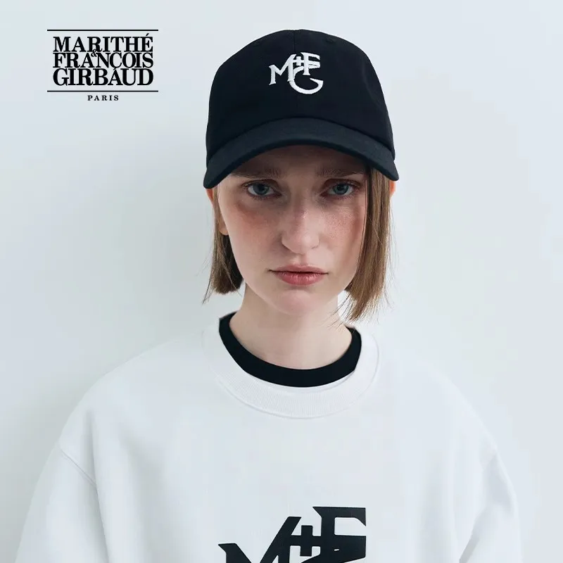 MARITHE FRANCOIS GIRBAUD Cotton Baseball Caps Unisex Black-1