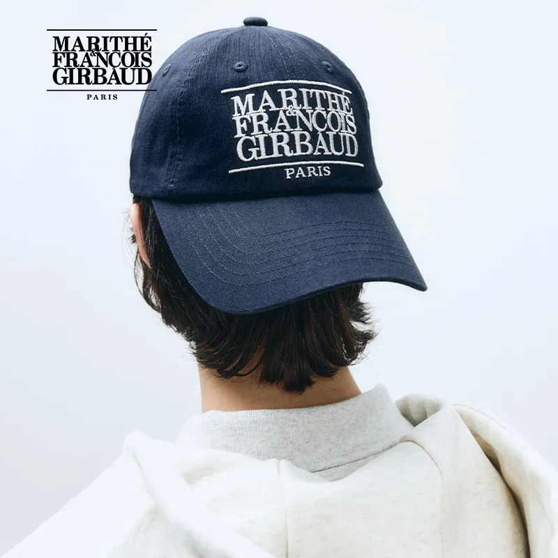 MARITHE FRANCOIS GIRBAUD Cotton Baseball Caps Unisex Marine Blue-1