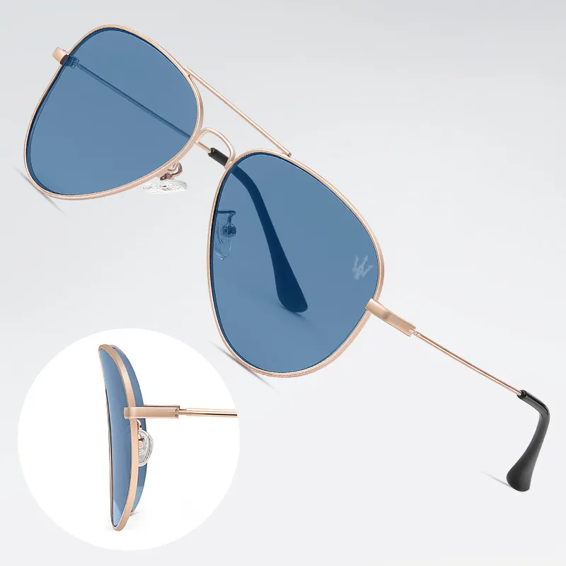 Maserati Metal Aviator Sunglasses Unisex-1