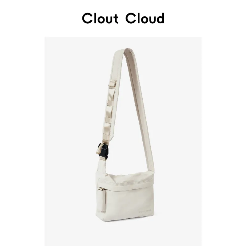 CLOUT CLOUD Water repellent Nylon Small Square Bag Crossbody Bag Small Size Unisex Multicolor-2