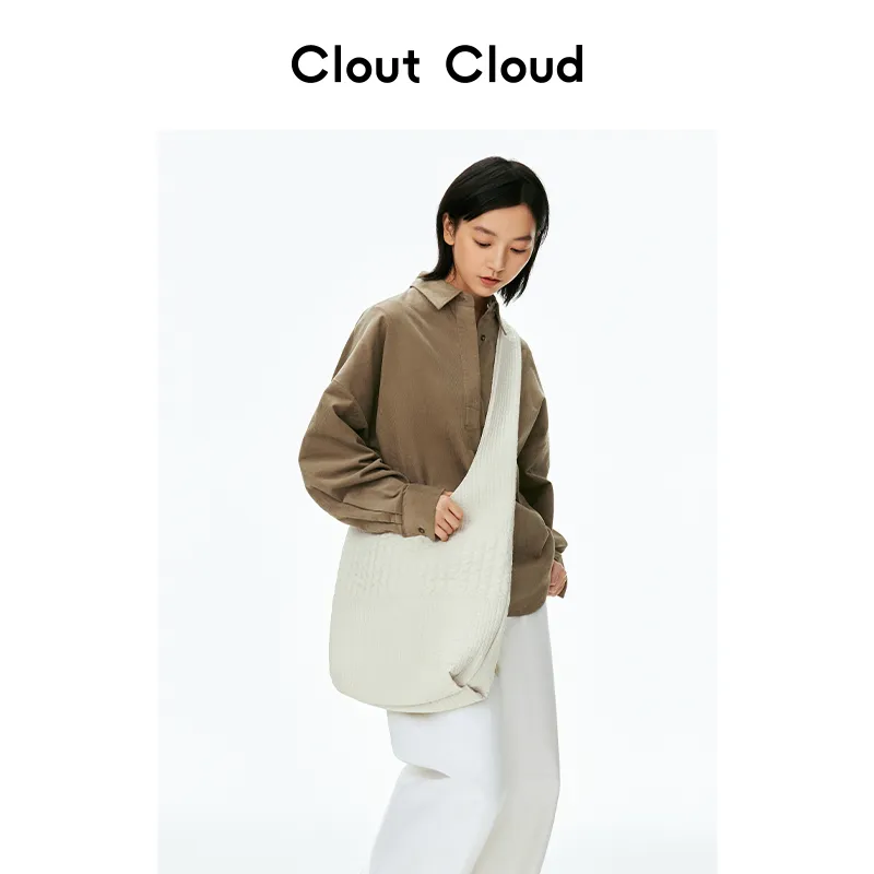 CLOUT CLOUD Nylon Canvas Bag Round Crossbody Bag Shoulder Bag Trumpets Women's Multicolor-1