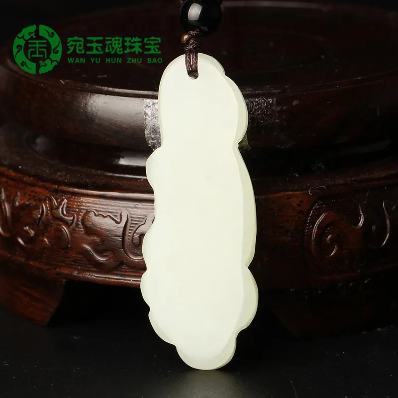 WANYUHUN Pendants White Jade Unisex-3