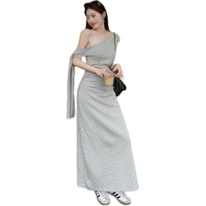 MORii Sleeveless Dresses Women's Gray-2