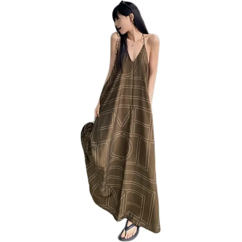 MORii Slip Dresses Women's Green-2