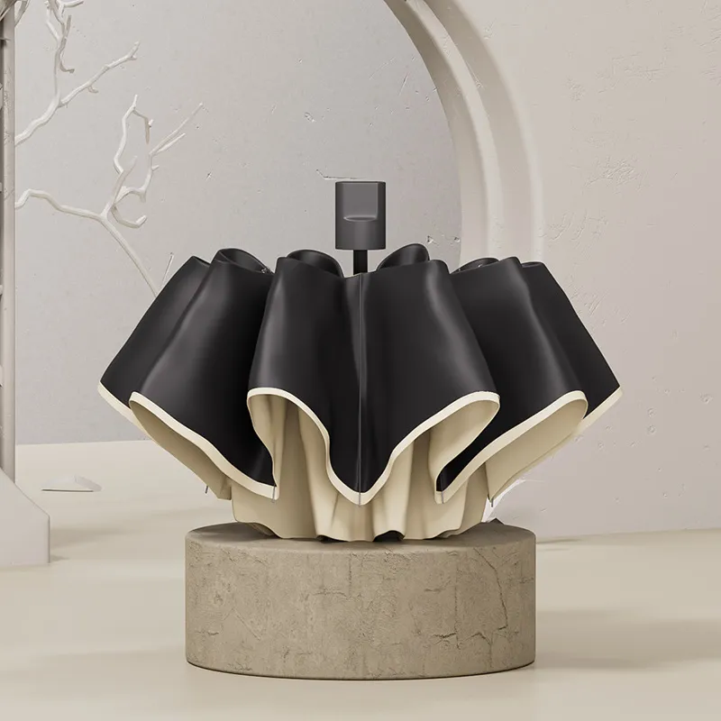JIXUAN Premium Folding Umbrella With Sun Protection Sun Protection Umbrella-9