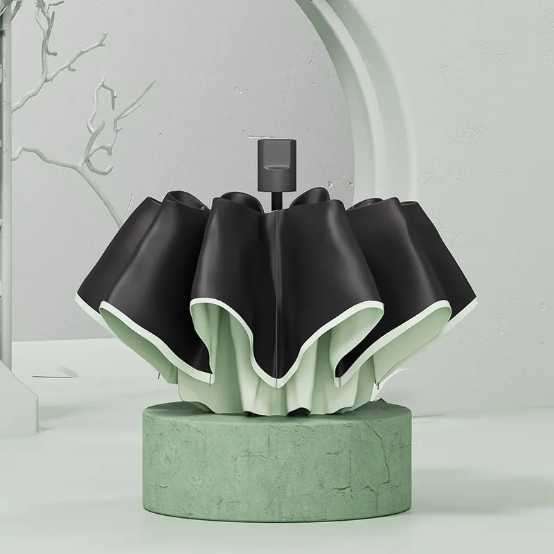 JIXUAN Premium Folding Umbrella With Sun Protection Sun Protection Umbrella-5