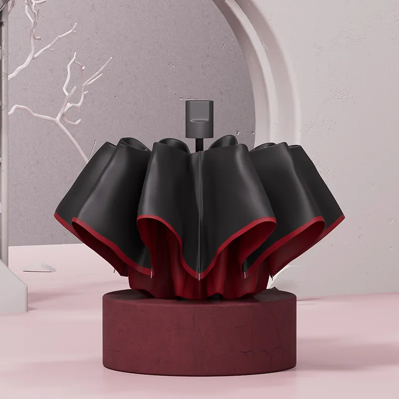 JIXUAN Premium Folding Umbrella With Sun Protection Sun Protection Umbrella-15
