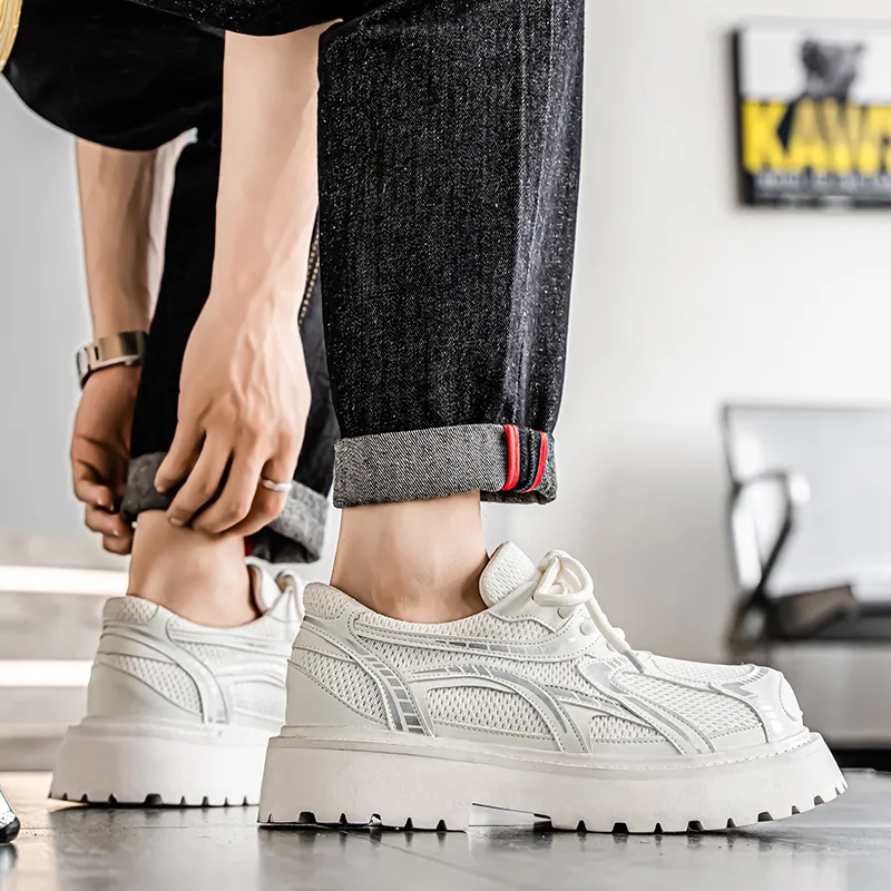 ROBINHOOD Wear resistant, Lightweight, Breathable, And Non slip. Low Top Casual Shoes Men's Box Included-4