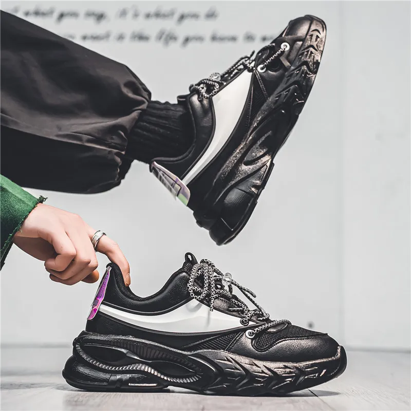 ROBINHOOD Anti Slip Wear Resistant Low Top Chunky Sneakers Men's Box Included-9