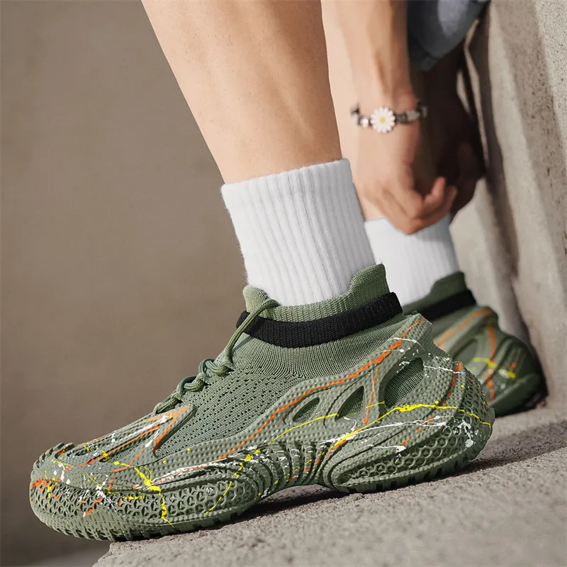 ROBINHOOD Slip Resistant, Abrasion Resistant, Breathable, Lightweight Low Top Casual Shoes Men's Box Included-9