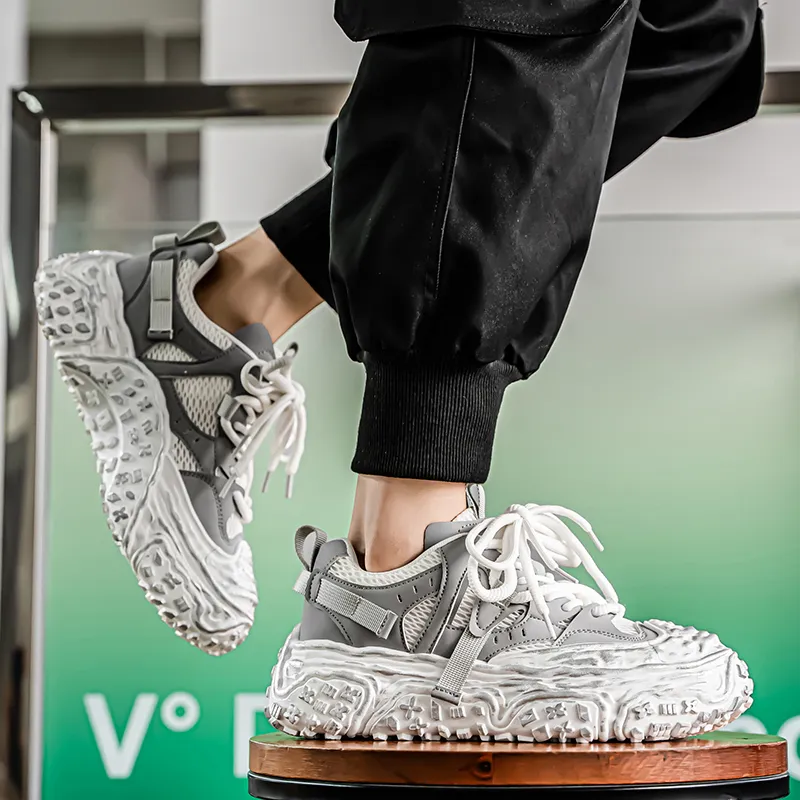 ROBINHOOD Wear resistant, Lightweight, Breathable, And Non slip. Low Top Chunky Sneakers Men's Box Included-13