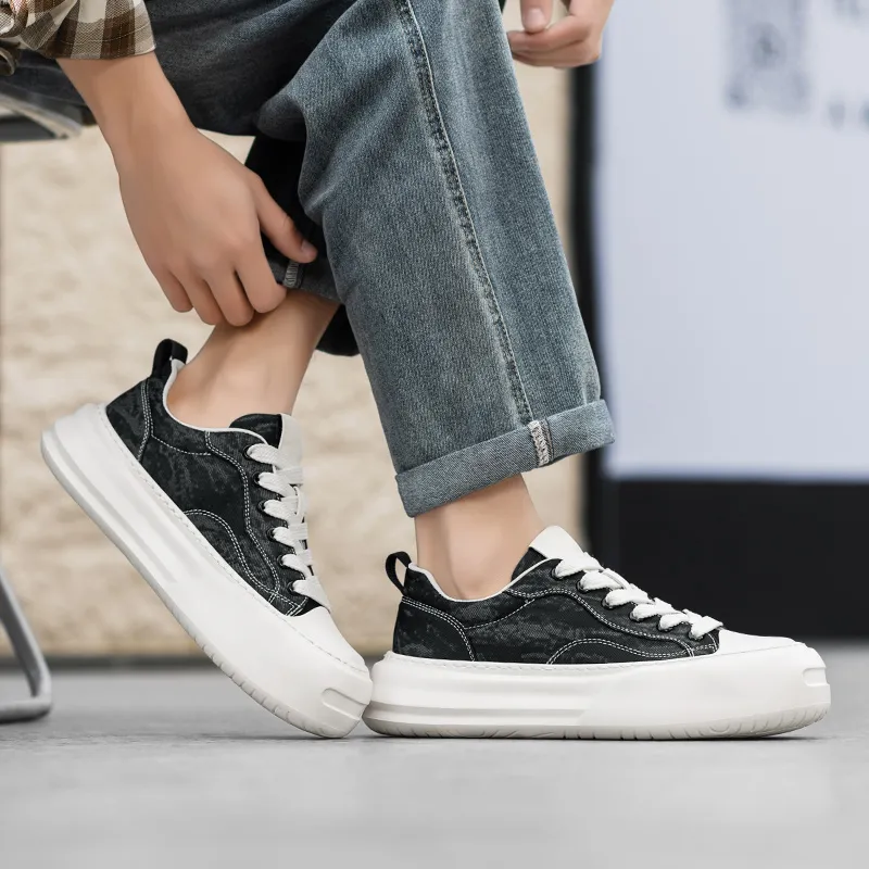 ROBINHOOD Slip Resistant, Abrasion Resistant, Breathable, Lightweight Low Top Canvas Shoes Men's Box Included-3