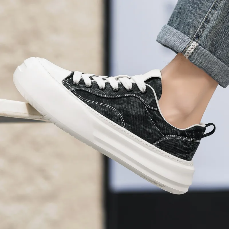 ROBINHOOD Slip Resistant, Abrasion Resistant, Breathable, Lightweight Low Top Canvas Shoes Men's Box Included-4