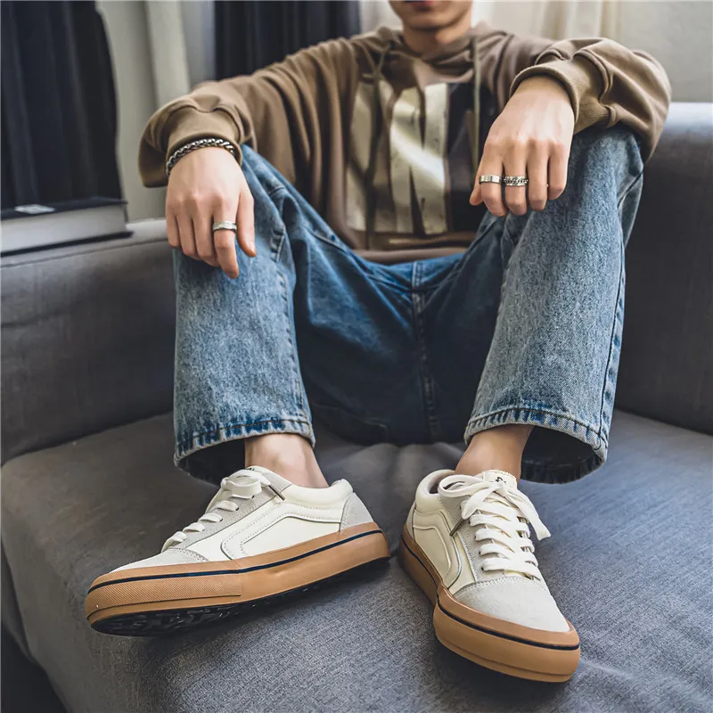 ROBINHOOD Wear resistant, Lightweight, Breathable, And Non slip. Low Top Canvas Shoes Men's Box Included-17