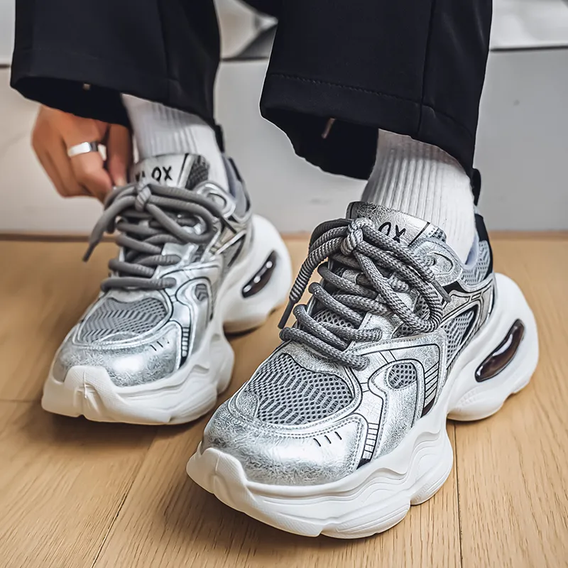 ROBINHOOD Anti Slip Wear Resistant Low Top Chunky Sneakers Men's Box Included-9