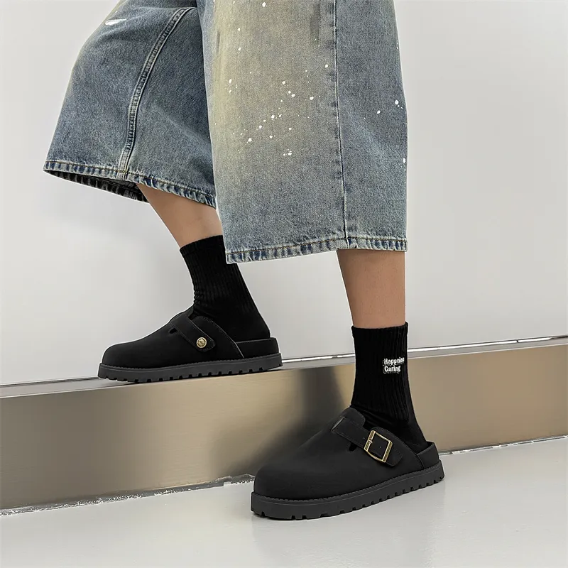 ROBINHOOD Odor Resistant Abrasion Resistant Slip Resistant Antibacterial Closed Toe Slippers Men's-13