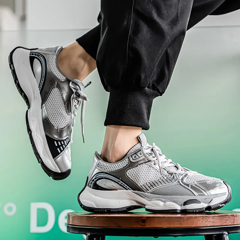 ROBINHOOD Wear resistant, Lightweight, Breathable, And Non slip. Low Top Chunky Sneakers Men's Box Included-9