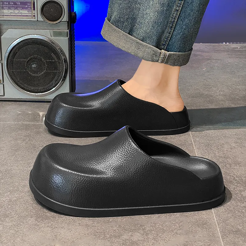 ROBINHOOD Odor Resistant Abrasion Resistant Slip Resistant Antibacterial Closed Toe Slippers Unisex Box Included-4