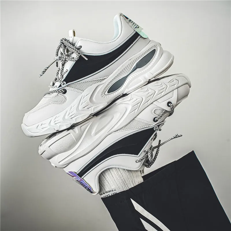 ROBINHOOD Anti Slip Wear Resistant Low Top Chunky Sneakers Men's Box Included-3