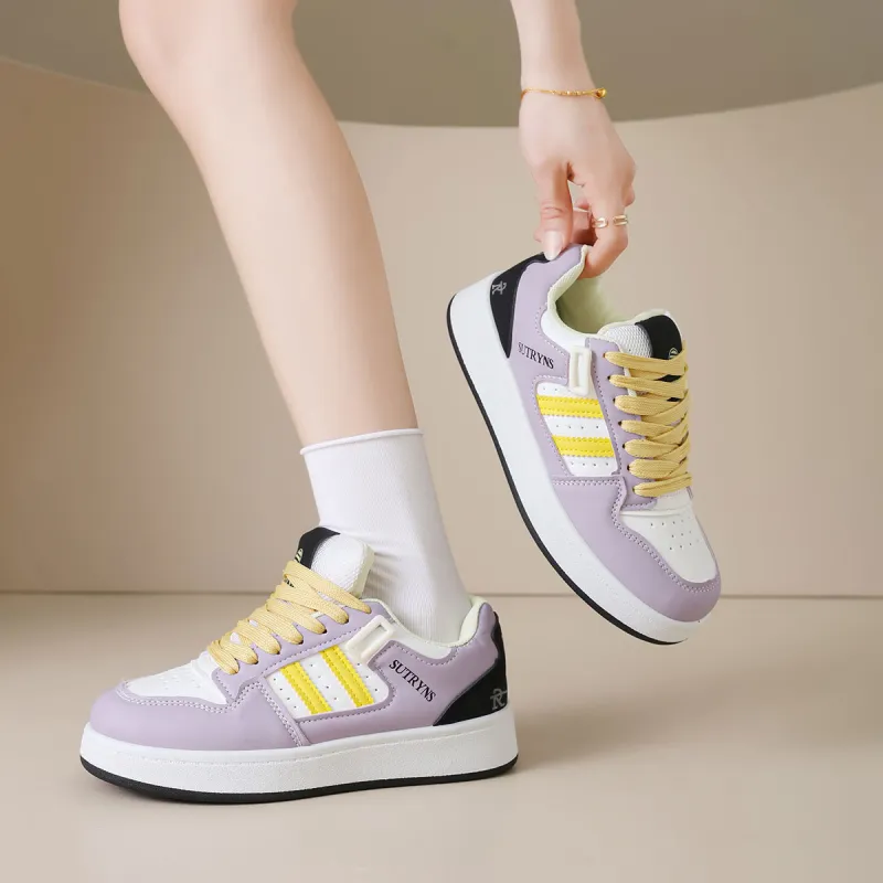 ROBINHOOD Slip Resistant Cushioning Impact Resistance Abrasion Resistant Low Top Skateboard Shoes Women's Box Included-4