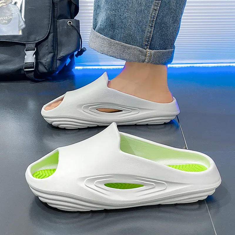 ROBINHOOD Slip Resistant Odor Resistant Abrasion Resistant Antibacterial Slide Slippers Unisex Box Included-4