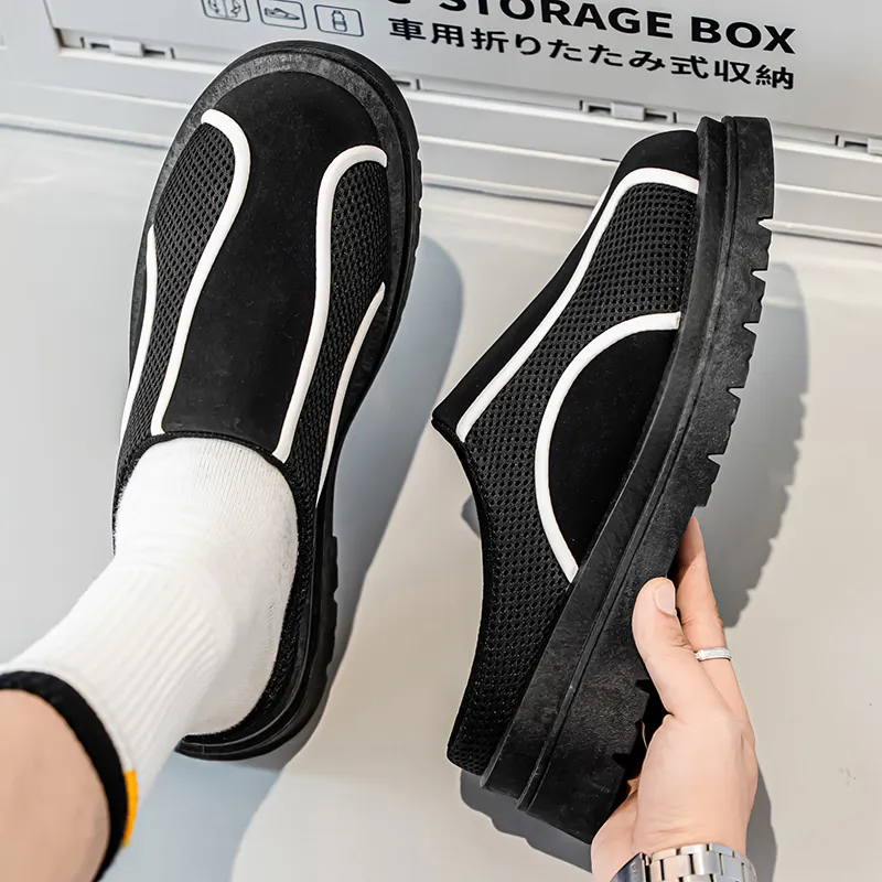 ROBINHOOD Antibacterial, Abrasion Resistant, Odor Resistant Closed Toe Slippers Men's Box Included-4