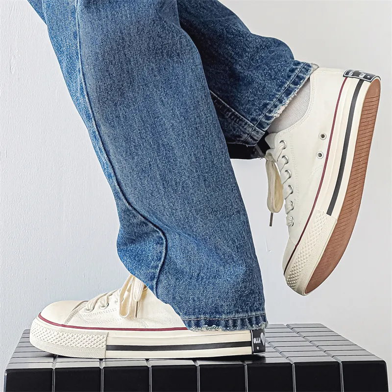 ROBINHOOD Slip Resistant, Abrasion Resistant, Breathable, Lightweight Low Top Canvas Shoes Unisex Box Included-3