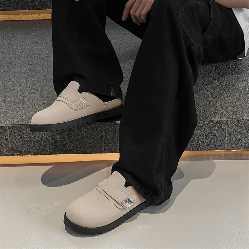 ROBINHOOD Quiet Odor Resistant Abrasion Resistant Slip Resistant Antibacterial Closed Toe Slippers Men's Box Included-8