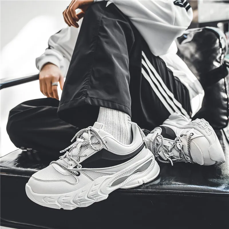 ROBINHOOD Anti Slip Wear Resistant Low Top Chunky Sneakers Men's Box Included-4