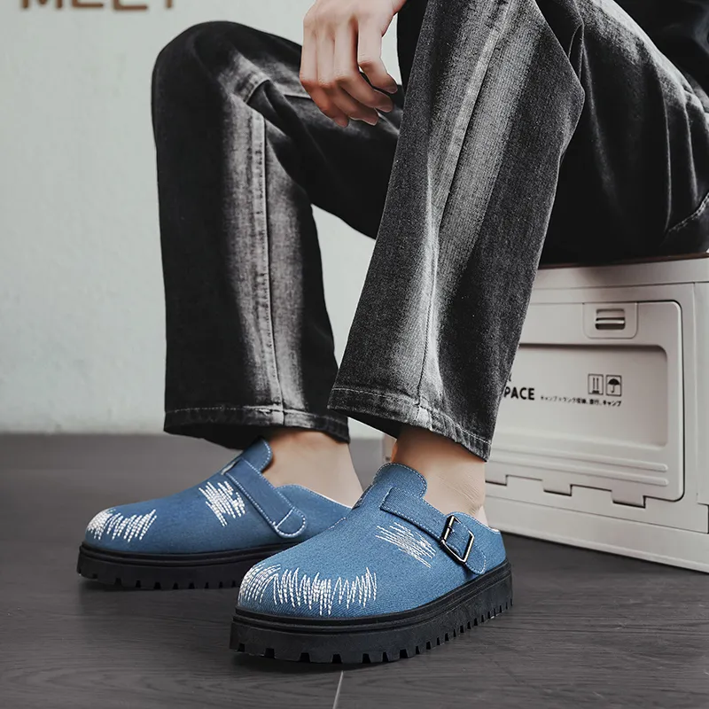 ROBINHOOD Odor Resistant Abrasion Resistant Slip Resistant Antibacterial Closed Toe Slippers Men's-9
