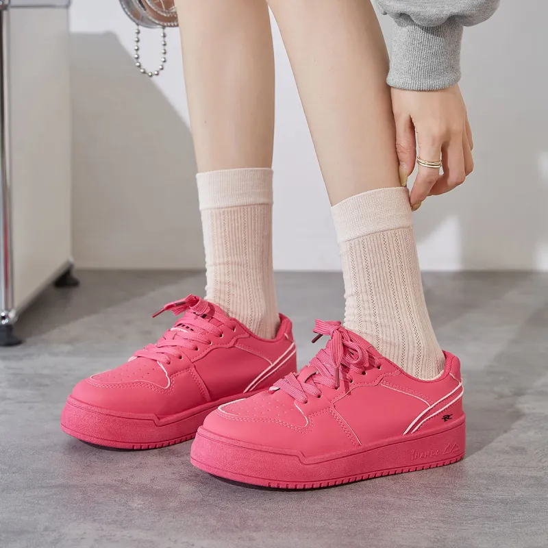 ROBINHOOD Slip Resistant Shock Absorbers With Abrasion Resistant Properties Low Top Skateboard Shoes Women's Box-4