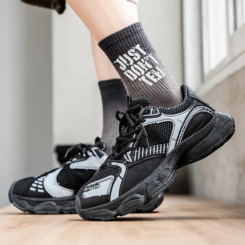 ROBINHOOD Wear resistant, Lightweight, Breathable, And Non slip. Low Top Chunky Sneakers Men's Box Included-4