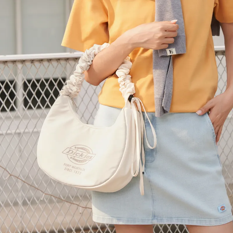 Dickies Nylon Cloud Bag Shoulder Bag Crossbody Bag Shoulder Bag Handbag Regular Women's Graphite Black/Apricot White-28