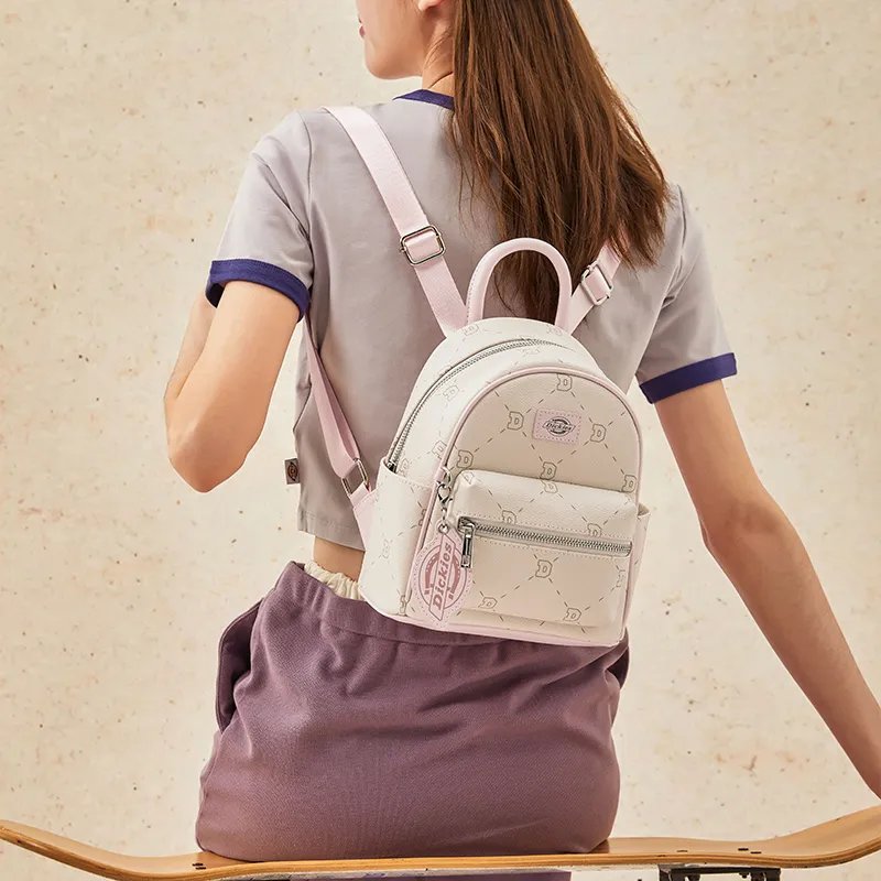 Dickies PU Backpack Regular Women's Cherry Blossom Pink/Rice Apricot Pink-8