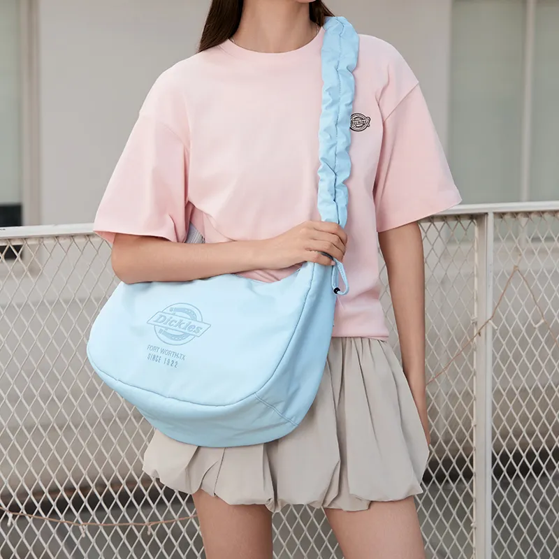 Dickies Nylon Cloud Bag Shoulder Bag Crossbody Bag Shoulder Bag Handbag Regular Women's Graphite Black/Apricot White-15