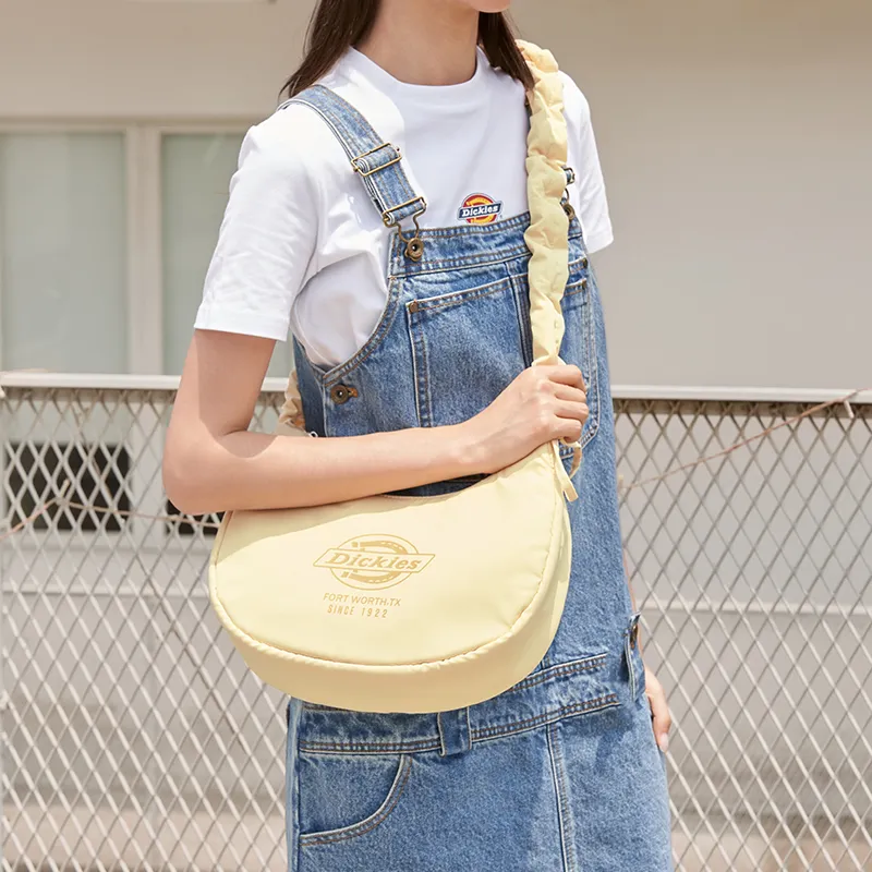 Dickies Nylon Cloud Bag Shoulder Bag Crossbody Bag Shoulder Bag Handbag Regular Women's Graphite Black/Apricot White-37