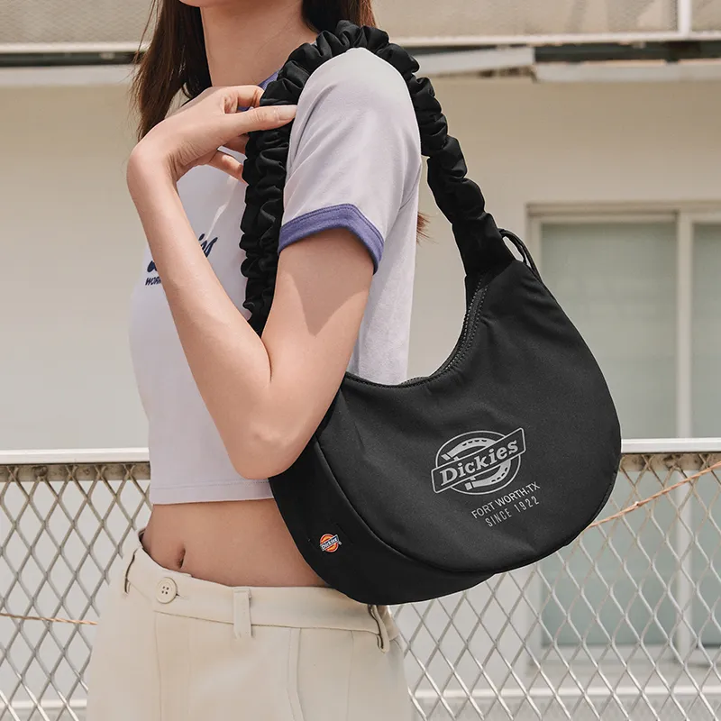 Dickies Nylon Cloud Bag Shoulder Bag Crossbody Bag Shoulder Bag Handbag Regular Women's Graphite Black/Apricot White-22