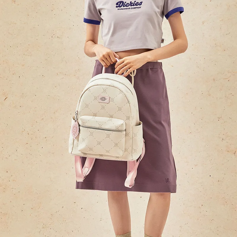 Dickies PU Backpack Regular Women's Cherry Blossom Pink/Rice Apricot Pink-17