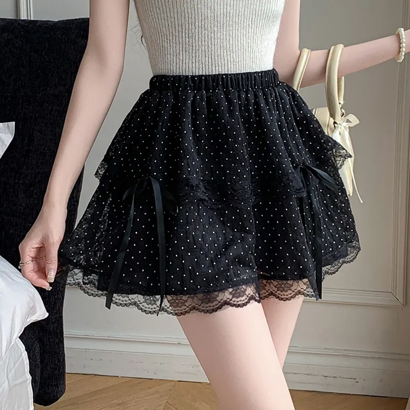 Mu Xiao Xin Casual Short Skirts Women's-8