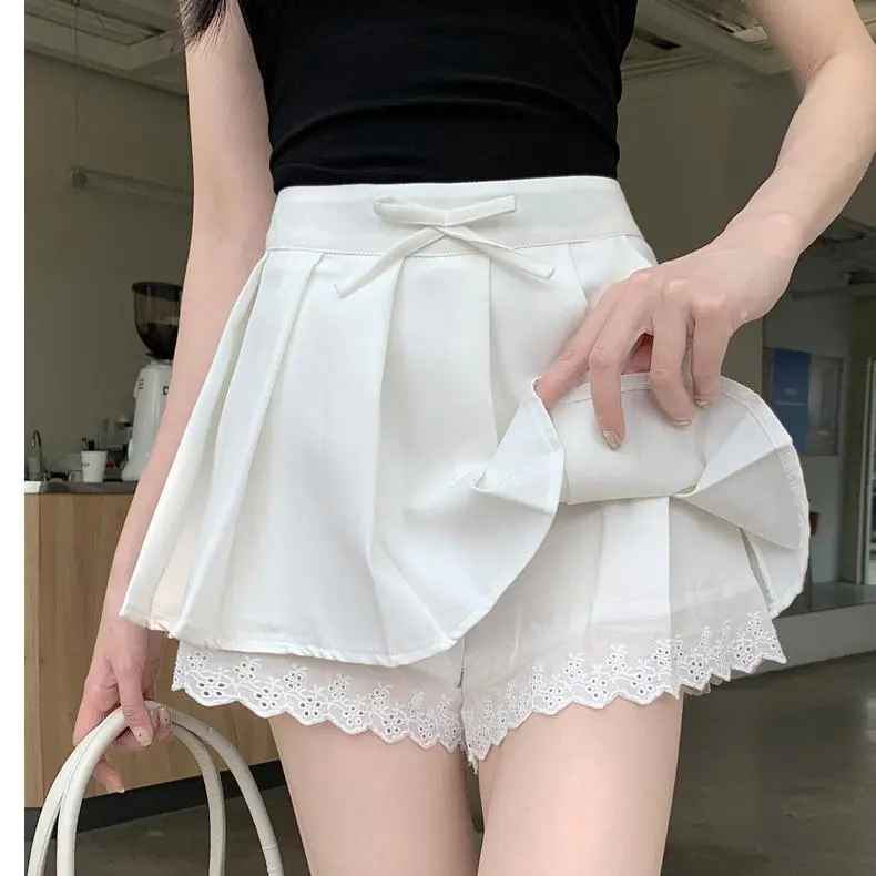 Mu Xiao Xin Casual Short Skirts Women's-3