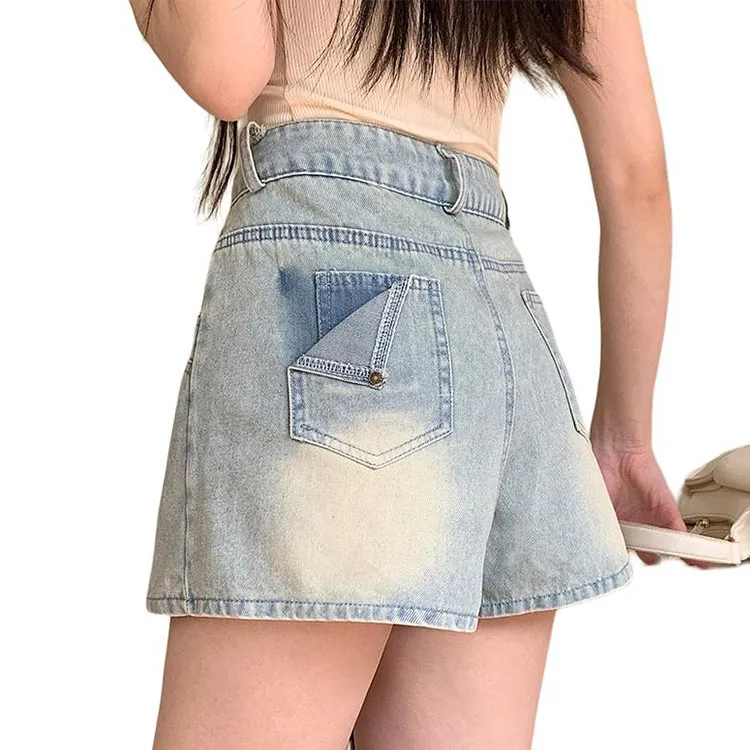 Mu Xiao Xin Denim Short Skirts Women's-1