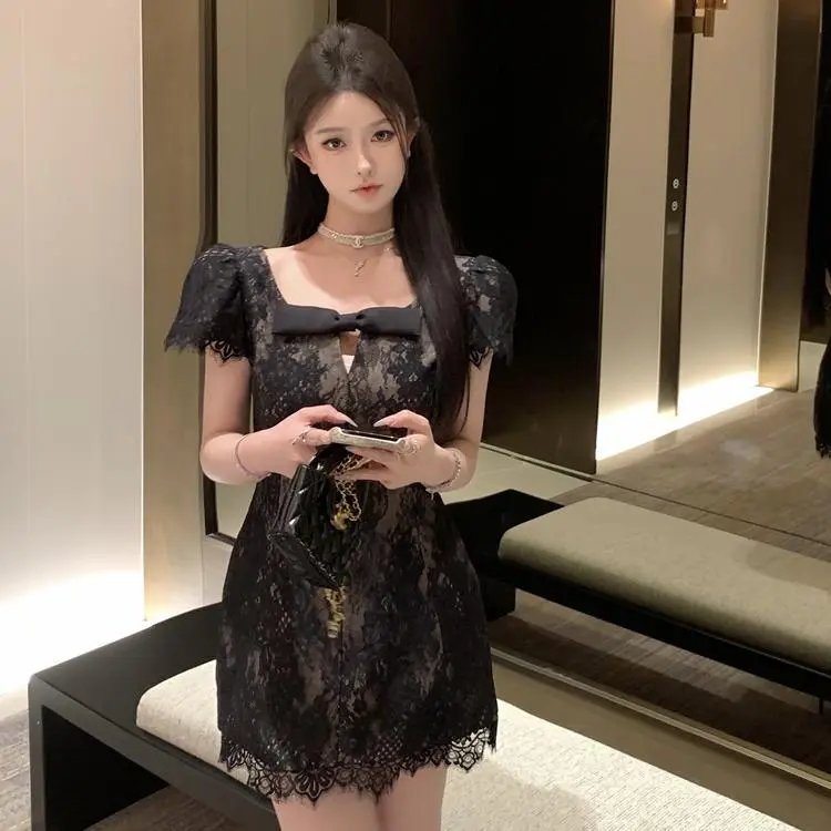 Mu Xiao Xin Short Sleeved Dress Women's-3