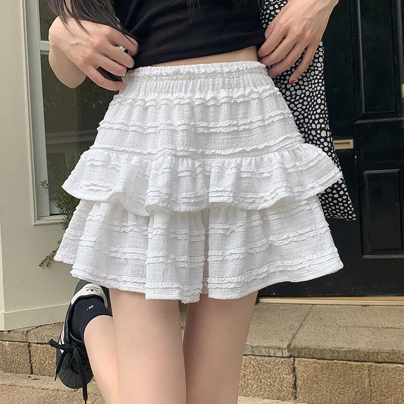 Mu Xiao Xin Casual Short Skirts Women's-4