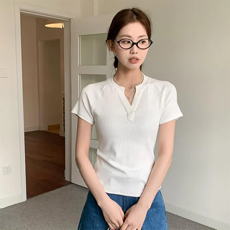 Mu Xiao Xin Raglan Sleeve T Shirt Women's-3